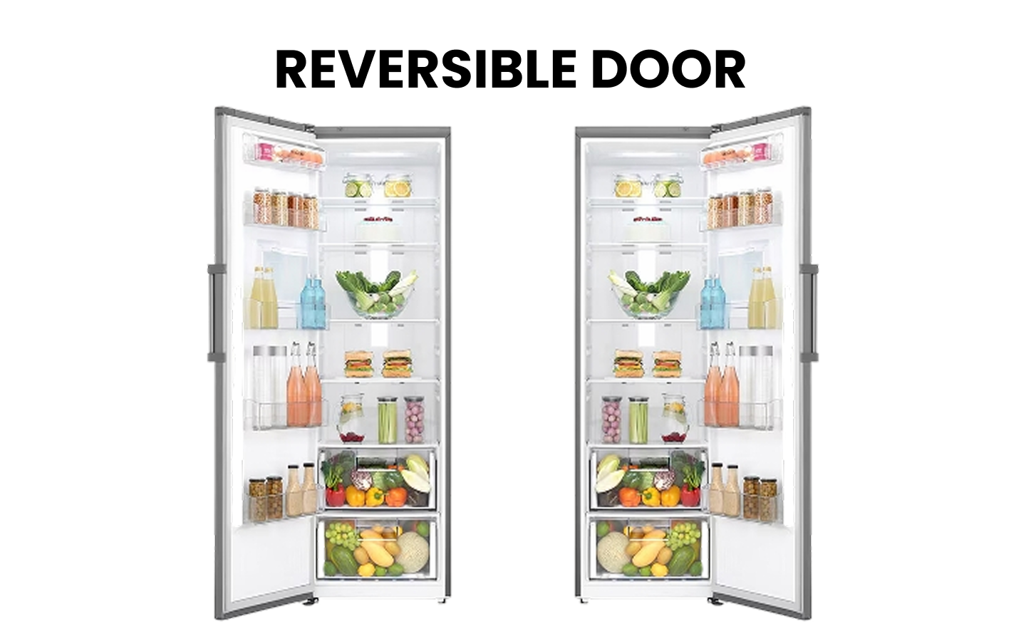 reversible door.